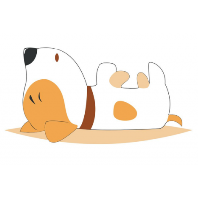 Chut! Le chien dort! / Hush! The dog is sleeping!