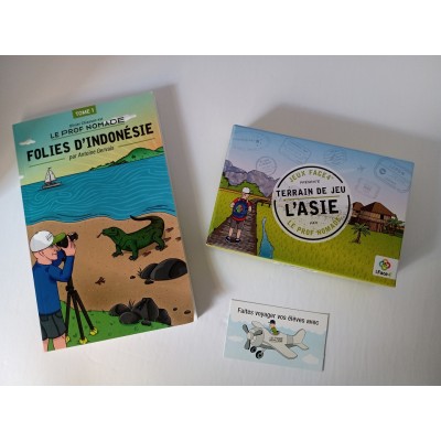 Combo Le prof nomade - game & book