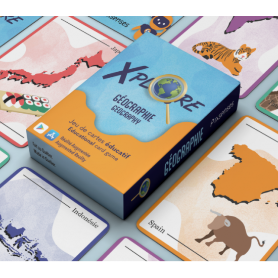 XPLORE - Géographie - jeu ludo-éducatif en réalité augmentée